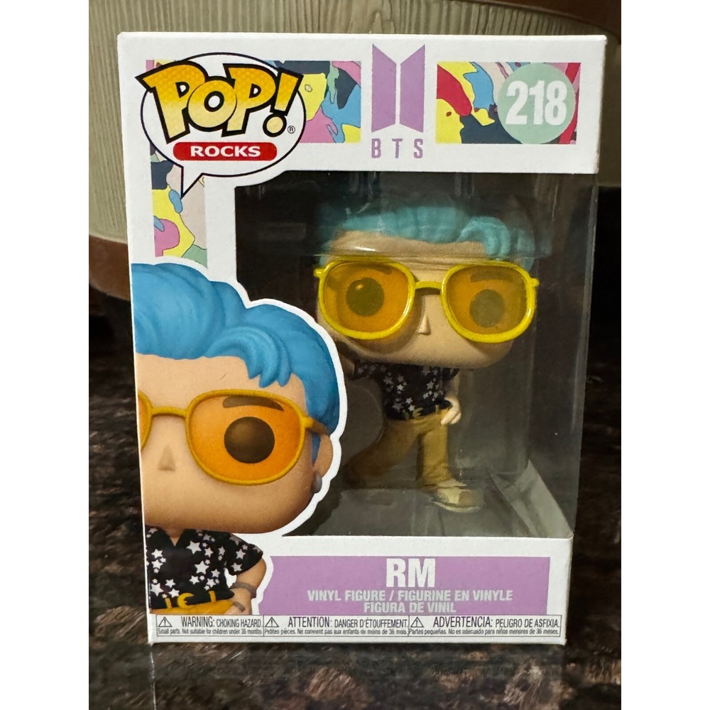 Funko Pop! Rocks BTS Dynamite RM 218 Vinyl Figure 4.5 In Multicolor Boxed